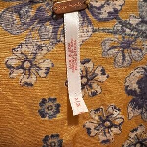 Free People Floral jumpsuit